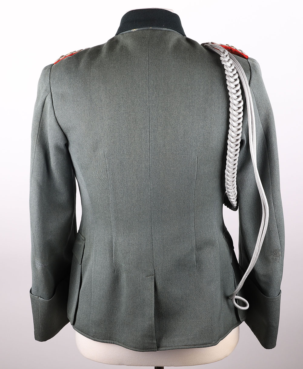 WW2 German Artillery Regiment Nr 23 Oberstleutnant Officers Tunic and Peaked Cap - Image 10 of 27