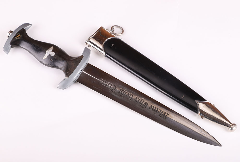 Third Reich SS Enlisted Mans Dress Dagger by Edward Wusthof Dreizackwerk, Solingen - Image 3 of 23