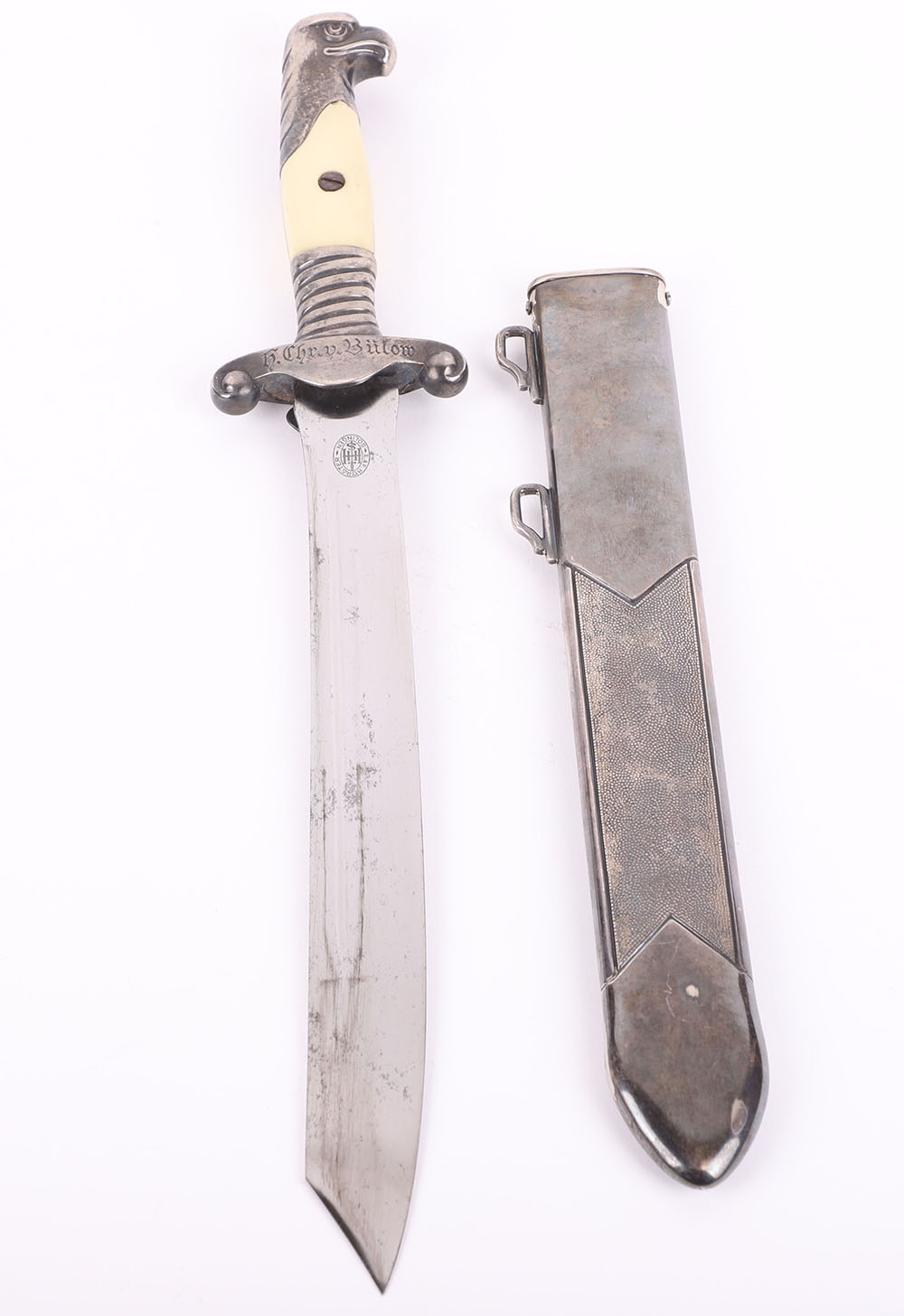 Named Third Reich RAD (Labour Service) Officers Dress Dagger by E & F Horster, Solingen - Image 22 of 22