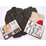 WW2 USMC 1st Marine Division Uniform and Paperwork Grouping