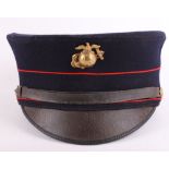 WW1 Period US Marine Corps (USMC) Enlisted Ranks Dress Peaked Cap