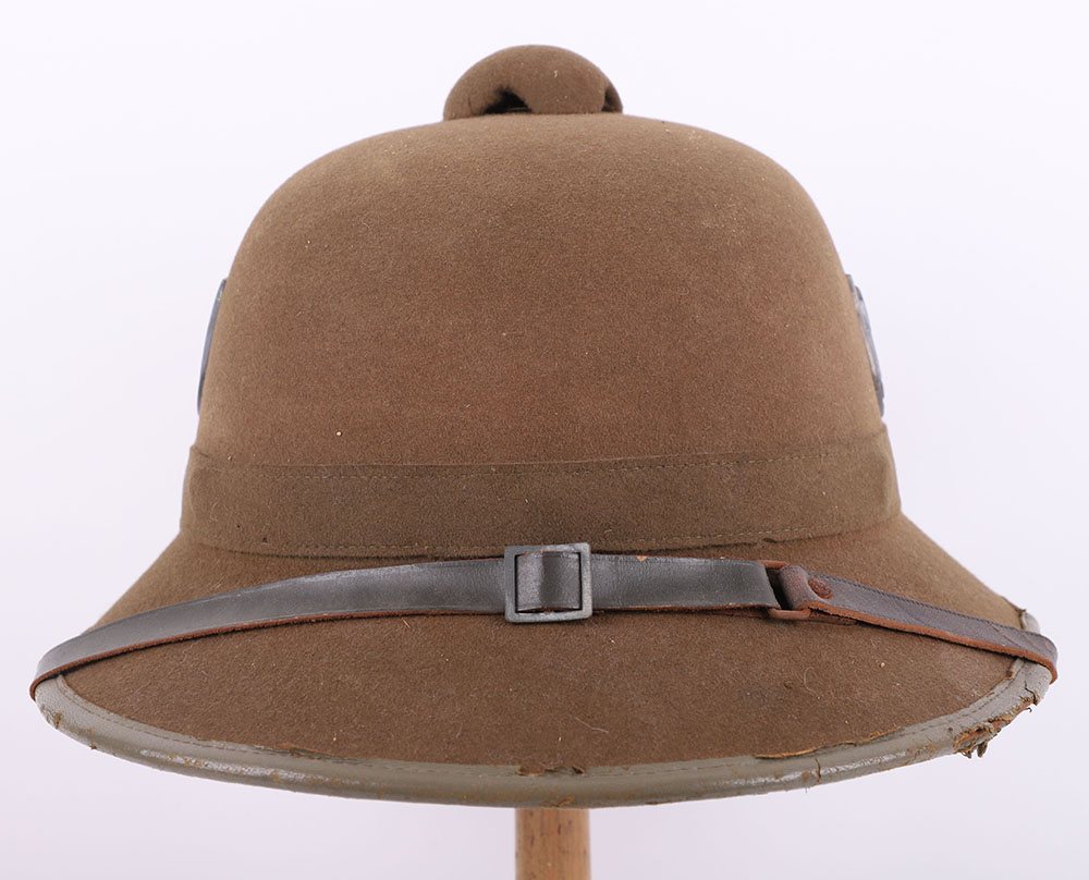 WW2 German Afrikakorps 2nd Pattern Pith (Sun) Helmet - Image 7 of 14