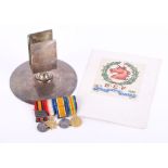 Boer War and WW1 Miniature Medal Grouping