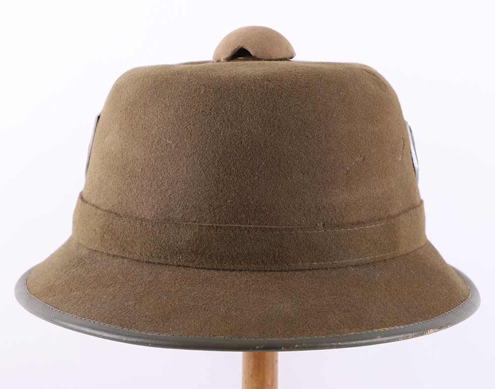 WW2 German Afrikakorps 2nd Pattern Pith (Sun) Helmet - Image 8 of 13