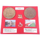 Pair of WW1 British Memorial Plaques