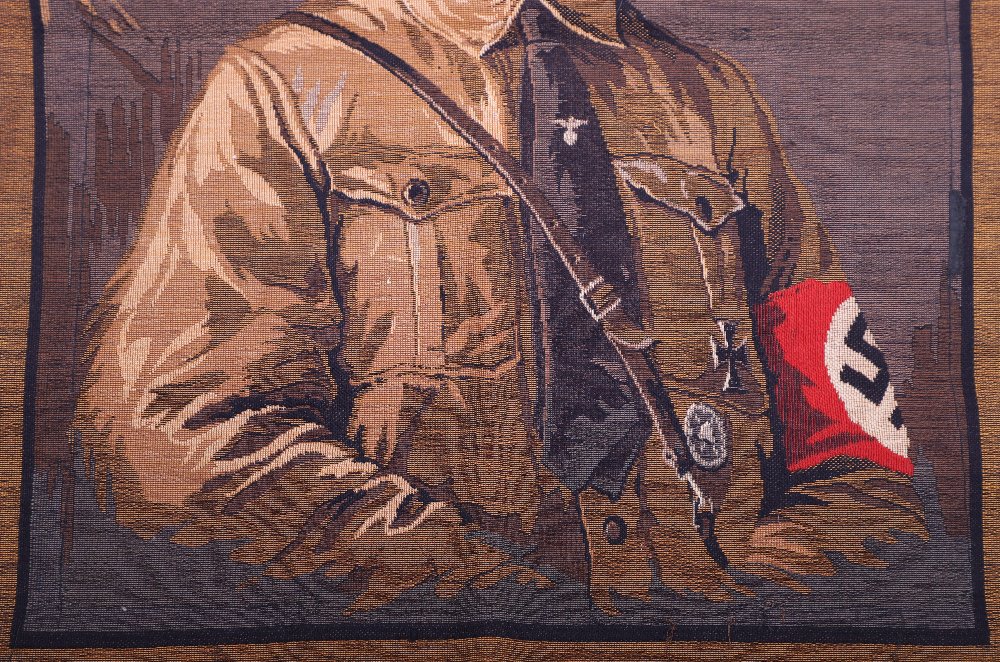 Third Reich Adolf Hitler Tapestry - Image 3 of 4