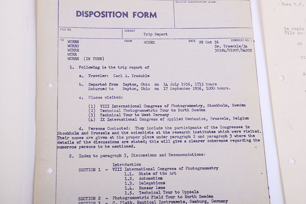 Historically Interesting Document Grouping of German Scientist Dr C A Traenkle Who After The War Was - Image 24 of 34