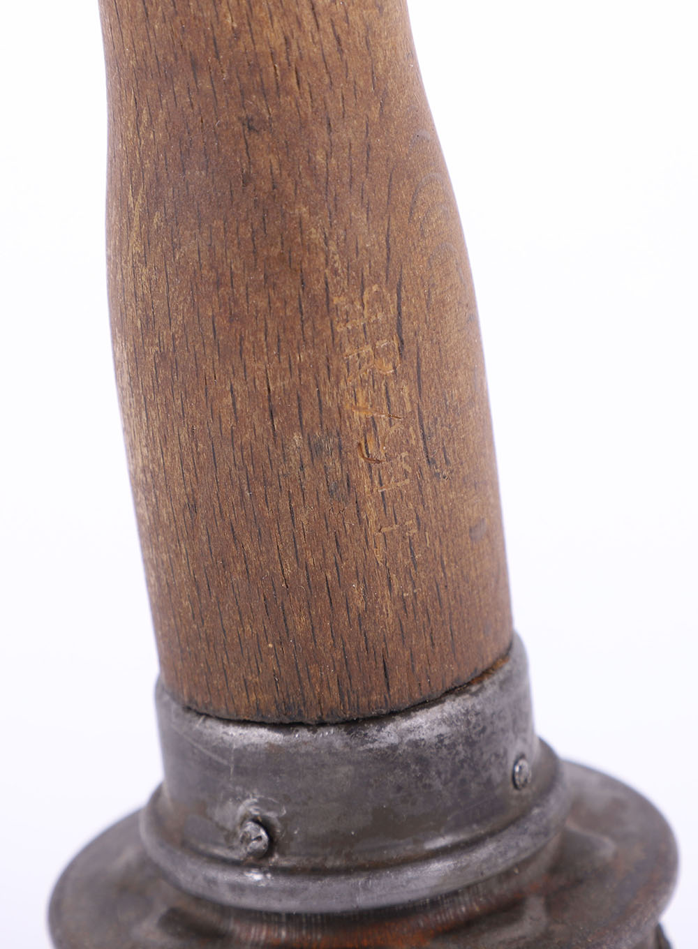 Rare Inert WW2 German Stick Grenade with Fragmentation Shrapnel Sleeve - Image 3 of 7