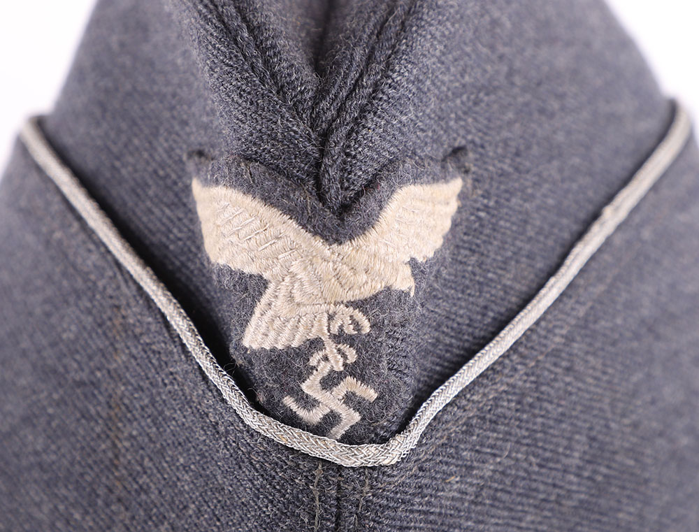 WW2 German Luftwaffe Officers Overseas / Side Cap - Image 5 of 9