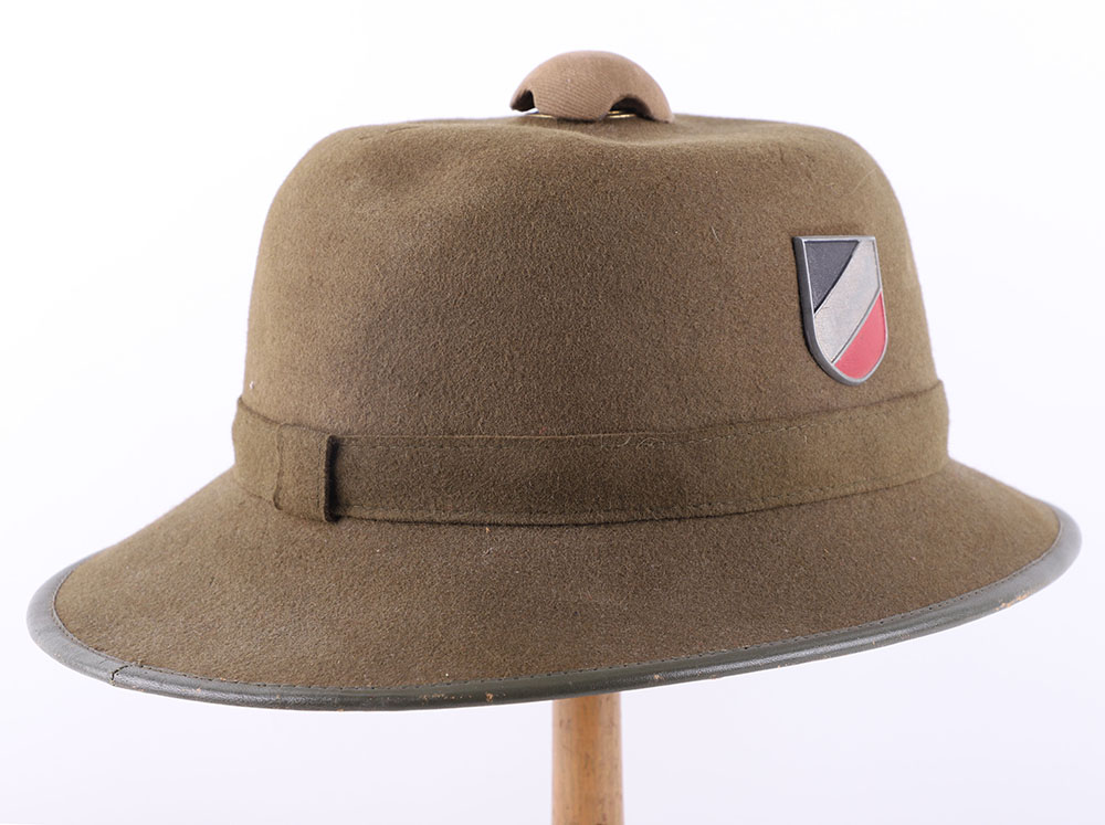 WW2 German Afrikakorps 2nd Pattern Pith (Sun) Helmet - Image 5 of 13