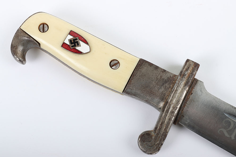 Rare Third Reich RAD (Reichsarbeitsdienst) Dress Dagger for Occupied Czechoslovakia by Alcoso, Solin - Image 7 of 11