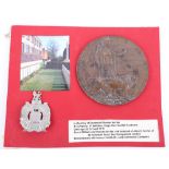 WW1 British Memorial Plaque Thomas Archer