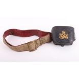 Victorian Royal Engineers Officers Binocular Case and Cross Belt