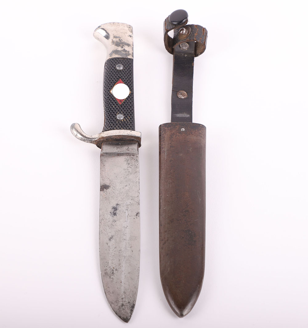 Third Reich Hitler Youth Boys Dagger by Friedrich Plucker Jr, Solingen-Grafrath