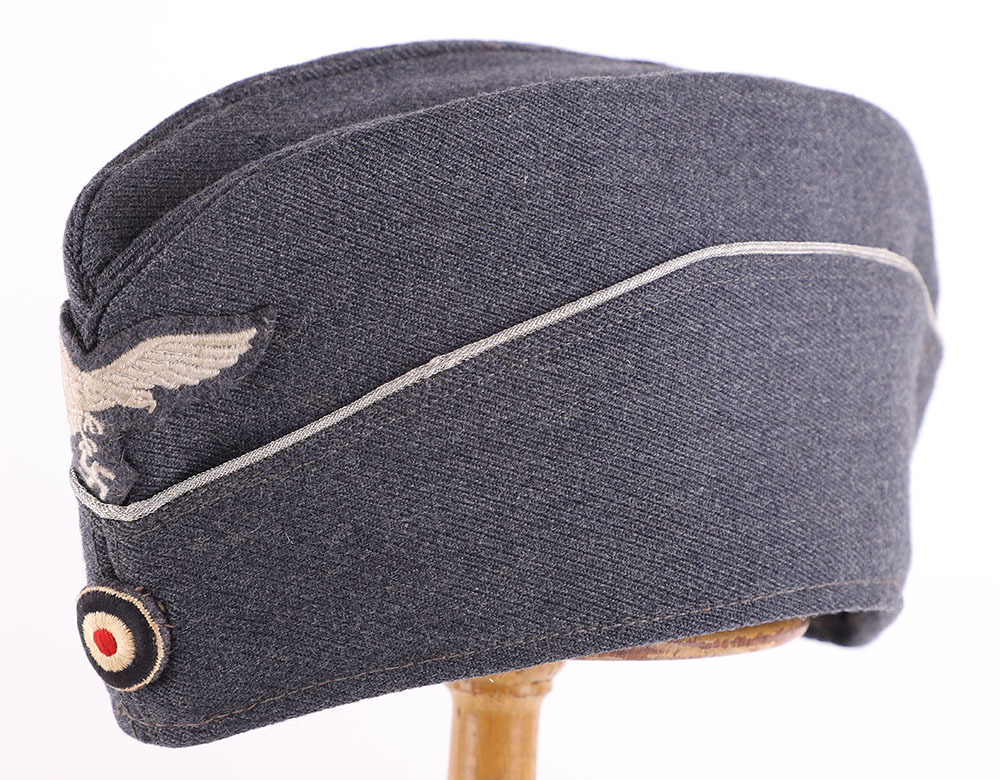 WW2 German Luftwaffe Officers Overseas / Side Cap - Image 2 of 9