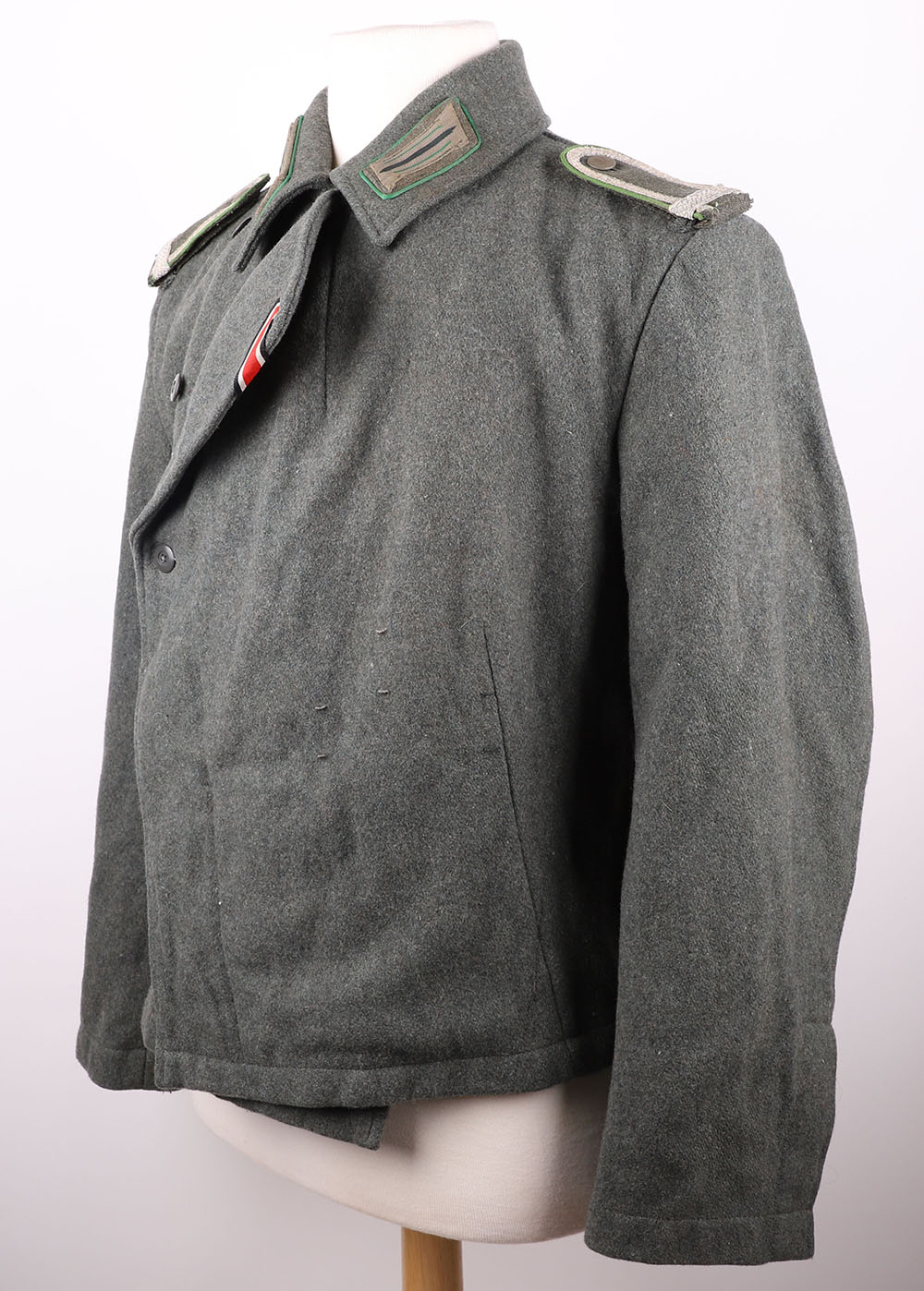 Rare WW2 German Panzer Grenadier Sturgeschutz (Assault Gunners) Wrapover Tunic - Image 4 of 33