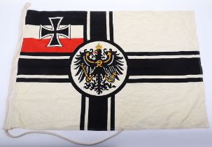 IMPERIAL GERMAN NAVAL BATTLE FLAG