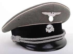 WAFFEN-SS OFFICERS VISOR HAT