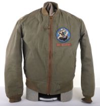AMERICAN WWII ID’d USAAF B-15 TYPE JACKET W/ A 369th BOMBER SQUADRON PATCH