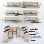 A collection of Waterline Navy models Ships