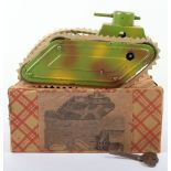 Karl Bub (Germany) Tinplate Clockwork WWI Renault Type Tank