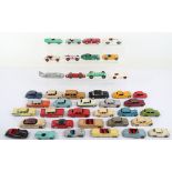 Collection of play-worn Dinky Toys cars