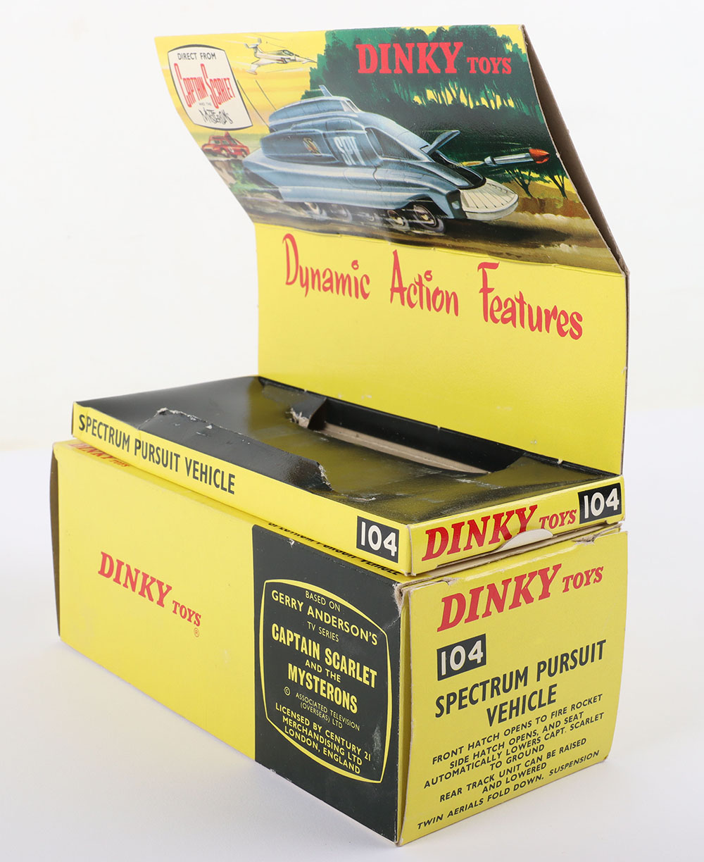 Dinky Toys Boxed 104 Spectrum Pursuit vehicle direct from Captain Scarlet And The Mysterons - Image 9 of 12