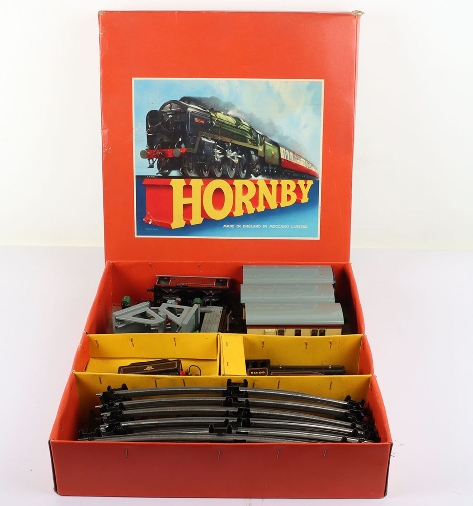 Hornby Trains 0 gauge Goods set, locomotive, wagons and accessories - Image 2 of 3
