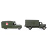 Two Dinky Toys US Export Military Models