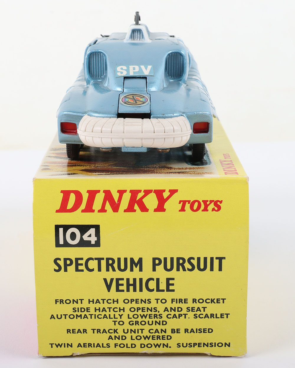 Dinky Toys Boxed 104 Spectrum Pursuit vehicle direct from Captain Scarlet And The Mysterons - Image 6 of 12