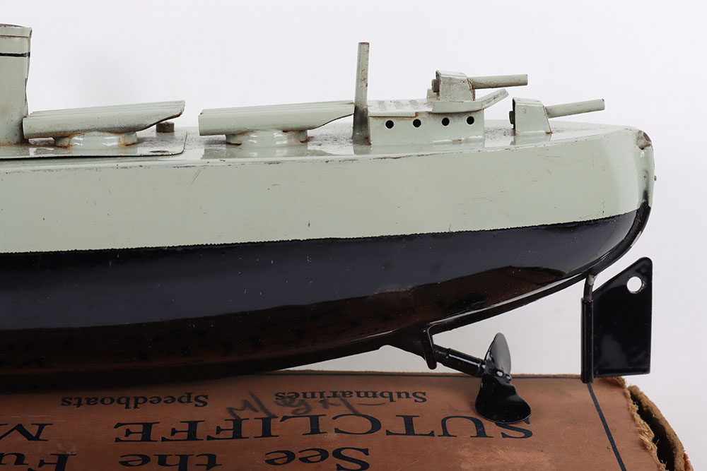 Sutcliffe Tinplate Boat Grenville Model Destroyer - Image 4 of 8