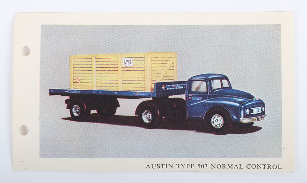 Tri-ang Spot On No. 106A/0C Austin Prime Mover with Articulated Flat Float and MGA in crate B.M.C. L - Image 10 of 10