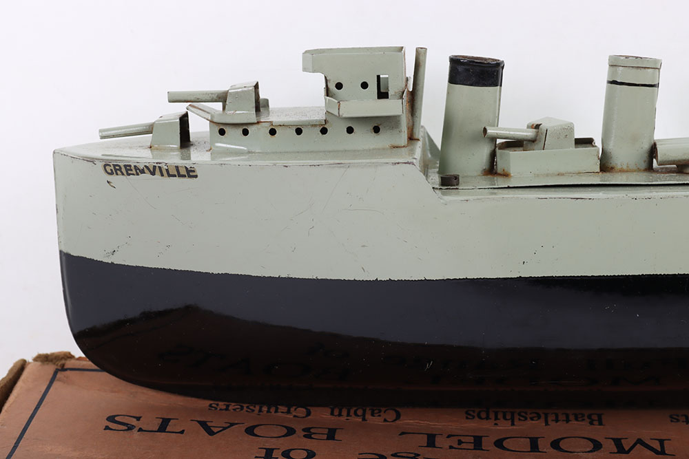 Sutcliffe Tinplate Boat Grenville Model Destroyer - Image 3 of 8