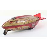 Wells Brimtoy Tinplate Space Ship