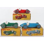 Three Boxed Dinky Toys Racing Cars