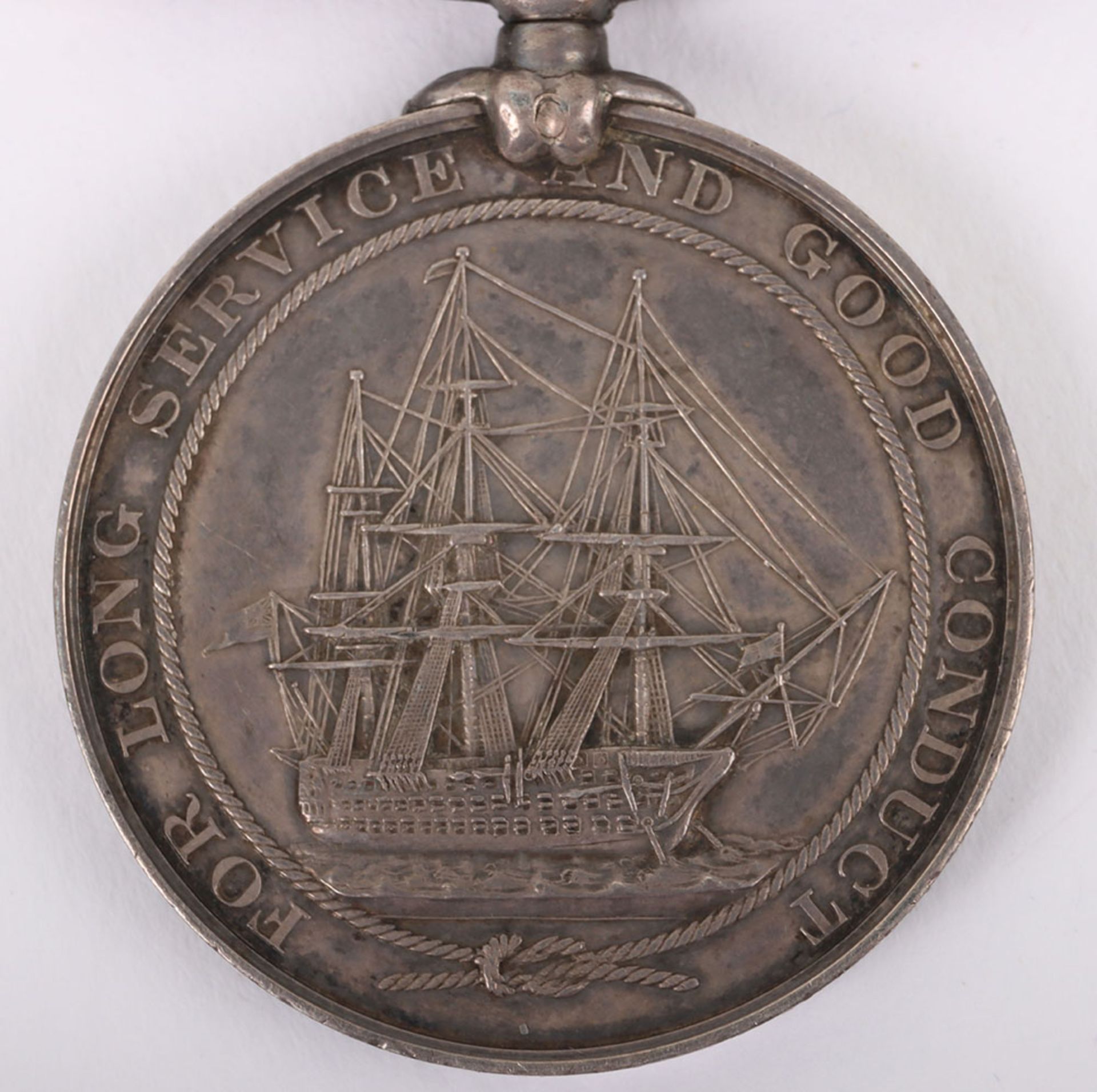 Victorian Royal Navy Long Service and Good Conduct Medal to the Coast Guard - Image 4 of 5