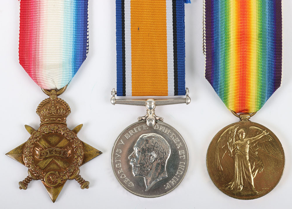 An Unusual Great War 1914-15 Star Medal Trio to a Sergeant Major in the British South Africa Police