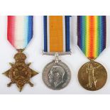An Unusual Great War 1914-15 Star Medal Trio to a Sergeant Major in the British South Africa Police