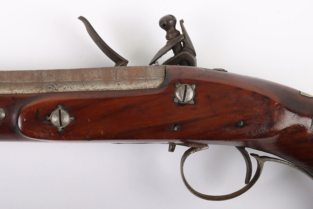 20 Bore Indian Flintlock Holster Pistol c.1840 - Image 6 of 10