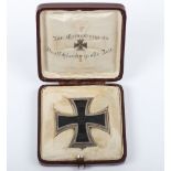 Deluxe Pattern Cased 1914 Iron Cross 1st Class