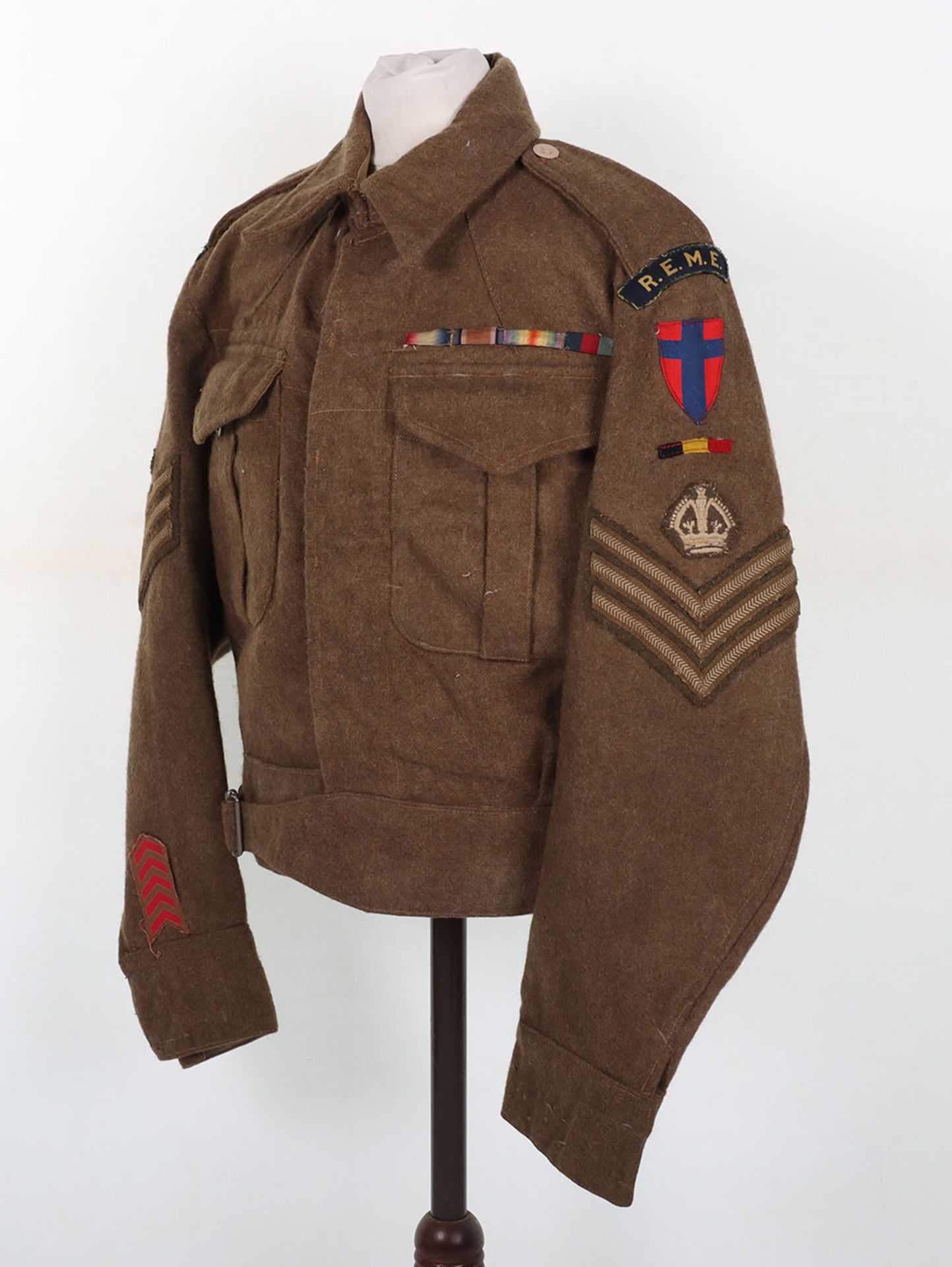 WW2 REME Battle Dress Blouse - Bild 2 aus 12