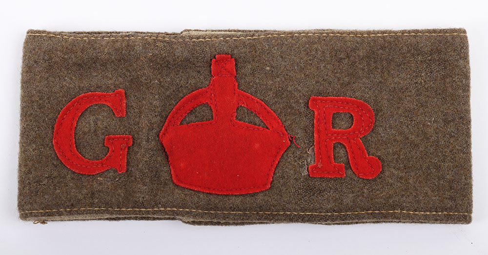 WW1 British Derby Scheme Armband of 5th Battalion City of London Rifle Volunteers Interest