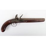 20 Bore Indian Flintlock Holster Pistol c.1840