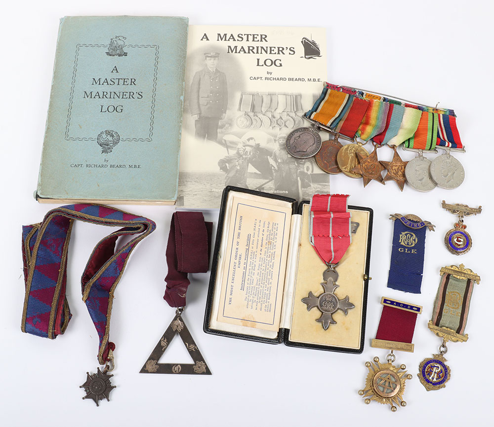 A Good Second World War Royal Air Force Volunteer Reserve, Air-Sea Rescue M.B.E. Medal Group of Eigh