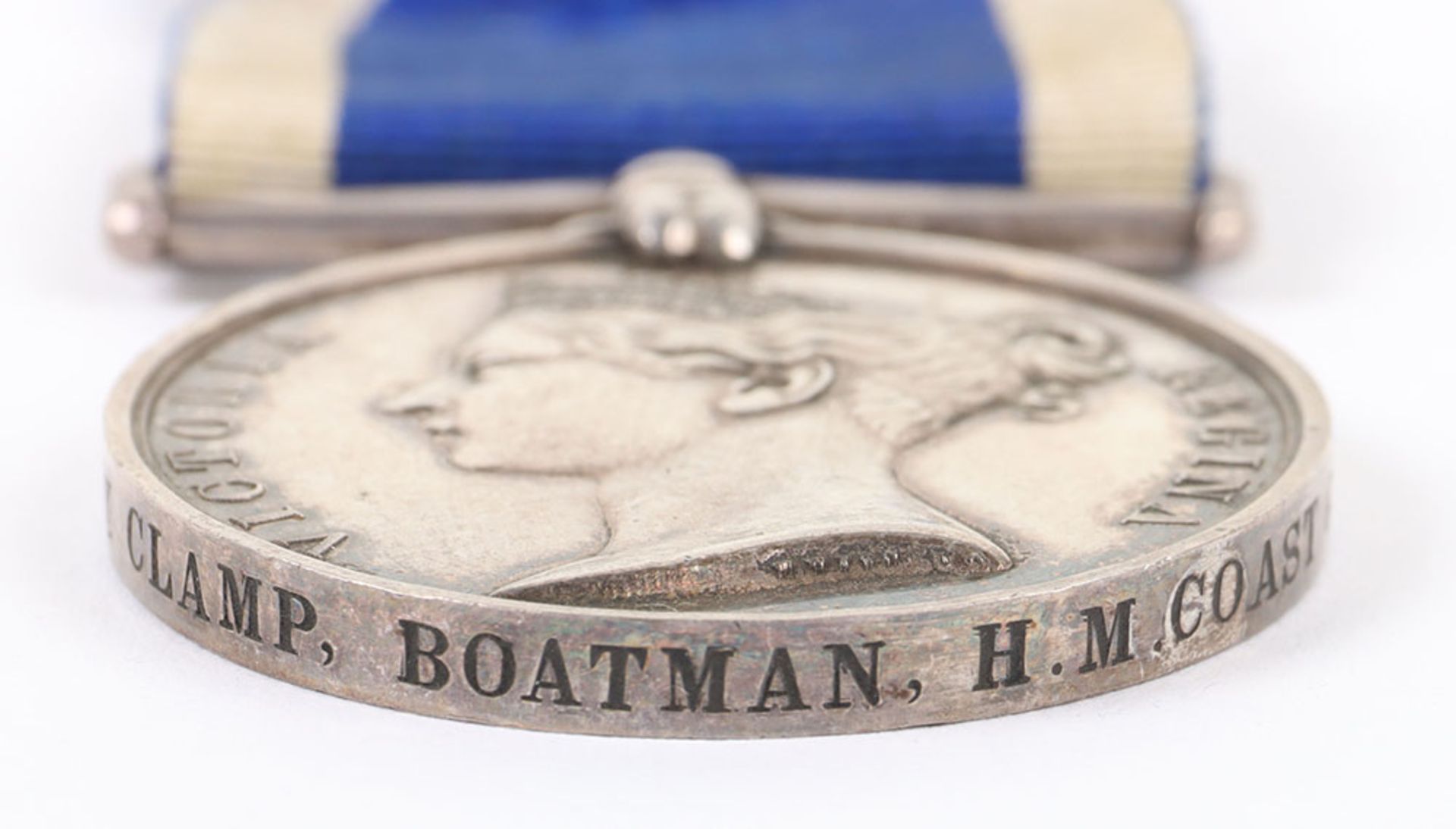 Victorian Royal Navy Long Service and Good Conduct Medal to the Coast Guard - Bild 3 aus 5