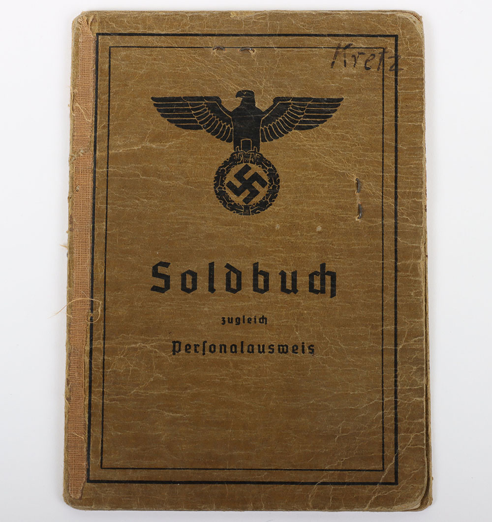 WW2 German Soldbuch to Luftwaffe Engineer Officer - Image 2 of 9