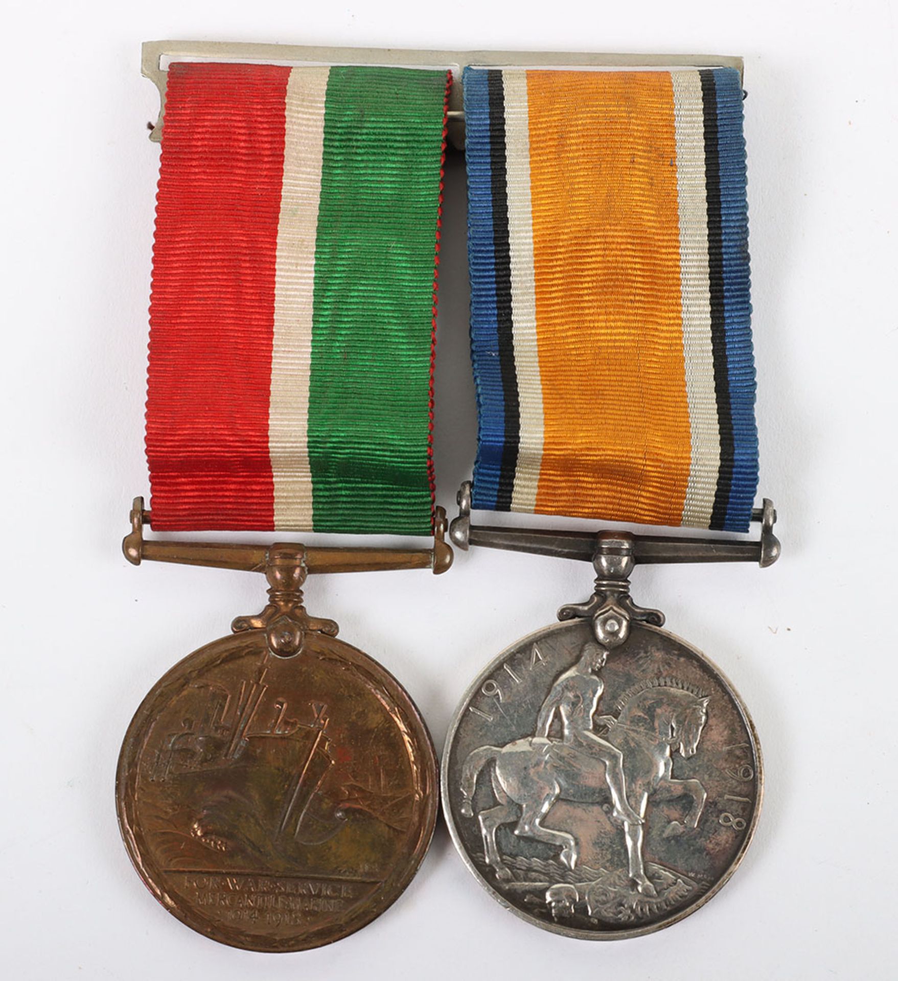 WW1 Mercantile Marine Medal Pair - Bild 3 aus 5