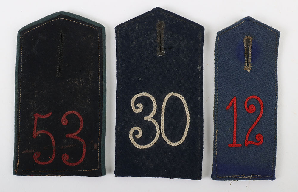 3x Imperial German Other Ranks Tunic Shoulder Straps