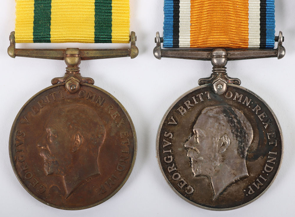 Great War Territorial Medal Group of Four to the London Brigade (Heavy Battery) Royal Artillery - Image 2 of 8