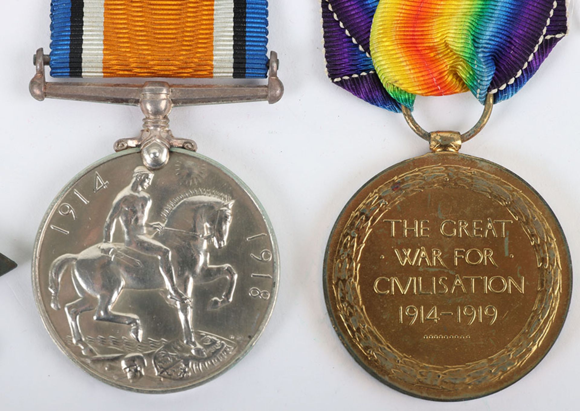Great War 1914-15 Star Medal Trio to a Private in the Yorkshire Regiment Who Was Killed in Action a - Image 6 of 7